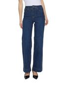 Numph - NUPARIS HR WIDE JEANS - Dark Blue Denim - 38/UK 12 Leg 28" image