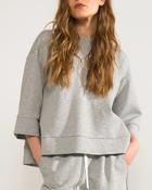 Numph NUNATHALIE Sweat - Medium Grey Mel - UK 12 / M / 38