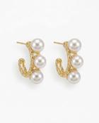Nova Pearl Hoop Earrings image