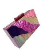 Jade Clutch in Pink/Lilac image