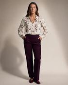 Bariloche - FORTEZA Prune Straight Leg Pants - UK 10/40/M