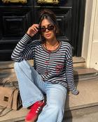 Esme Striped Knit Cardigan - ONESIZE (8-14)