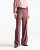 Bonna Wine Red Wide Leg Trousers - UK 8 / S / 36 image