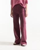 Jones Wine-Red Wide-Leg Jeans - UK 8 / S / 36 image