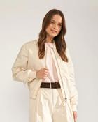 Numph - NUALISANDRA BOMBER JACKET - Whitecap Gray - Uk 12/38