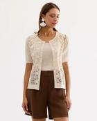 Leo &amp; Ugo - Cream Twinset BET713 - UK16/SIZE 4