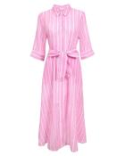 Gia Rose Shadow Stripe Shirt Dress - L/14 image