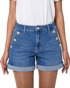 Cassie Denim Shorts - UK 12 / L / 40 image