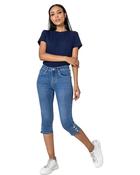 Callie Buttoned Capri Pants - UK 14 / XL / 42