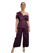 Kameya - Paisley Pants in Plum - 36/UK8 image