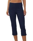 Pomodoro - 32602 Crop Trousers - UK 12/40 / Navy image