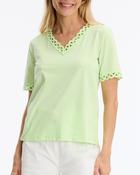 Leo &amp; Ugo Crochet Detail tee TEJ985 - UK10/SIZE1 image