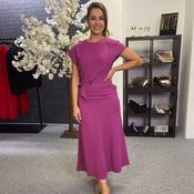 Kameya Autumn Dress in Voilet - UK 10/38 image