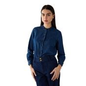 More &amp; More - Light Denim Blouse 0962 Blue Denim - 10/36 image