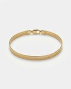 Sloane Gold Herringbone Bangle image