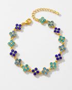 Stacy Crystal Flower Bracelet image