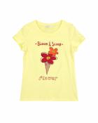 Blake Bloom &amp; Scoop Flower T-shirt Yellow - Sm/8-10 image