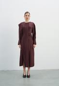Kameya Kora Panelled Dress - Brown - UK 8/36 image