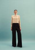 Kameya Kenji Drape Detail Trousers - Black - UK 8/36 image