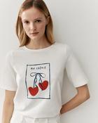 More &amp; More - T-shirt with Cherry print - UK 14/40/XL image