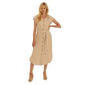 Pomodoro Shirt Dress in Stone - 22611 - UK 8 image