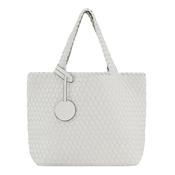 Ilse Jacobsen Reversible Tote Bag in Moonstruck Silver and Cream image