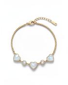 Cara Gold Heart Bracelet image