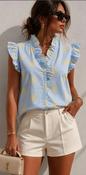 Emma Sleeveless Sun Print Blouse - M/L image