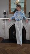 Eden White Trousers - UK 12 / M / 38 image