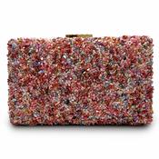 Rosie Gemstone Clutch in Pink image