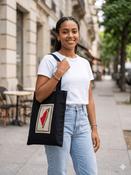 Handcrafted Palestine Map Cross-Stitch Tote Bag