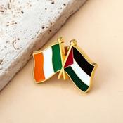 Irish Palestinian friendship badge