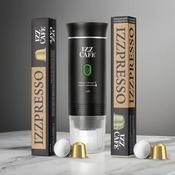 Izz Café Izzpresso Maker | Portable 20-Bar Espresso Machine – Waterproof, Fast Heating, &amp; Works with Cold/Hot Water – Perfect for Travel, Camping, &amp; Daily Use