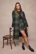 Barbara Tweed Skirt - Sage &amp; Emerald Check
