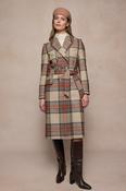 Clodagh Wool Coat - Autumn Check image