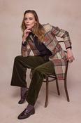 Pamela Tweed Coat - Autumn Check image
