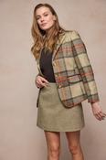 Tara Tweed Hacking Jacket - Autumn Check image