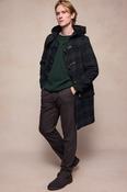 Alex Wool Duffle Coat - Green Tarten image