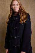 Alex Wool Duffle Coat - Navy