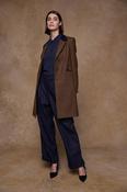 Isabella Tweed Coat - Chestnut Herringbone