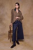 Enya Tweed Culottes - Imperial Blue