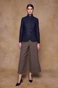 Enya Tweed Culottes - Donegal Wheat Herringbone