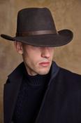 Boston Felt Hat - Brown