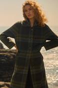 Shauna Tweed Coat - Sage &amp; Emerald Check