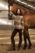 Tara Tweed Hacking Jacket - Autumn Check image