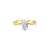 18ct Yellow Gold Solitaire Oval Diamond Ring, 0.70ct image