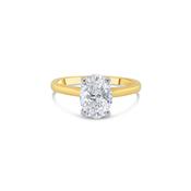 18ct Yellow Gold Solitaire Oval Diamond Ring, 1.50ct image