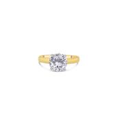 Laboratory Grown, Brilliant Round Solitaire Diamond, 18ct Yellow Gold Band, 2.00ct