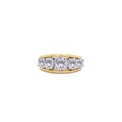 Laboratory Grown Diamond, Brilliant Round Five Stone, 18ct Yellow Gold, 3.54ct