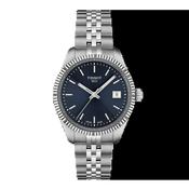 Tissot 34mm Silver Ballade, Night Blue Dial &amp; Bezel, Ladies Bracelet Watch image